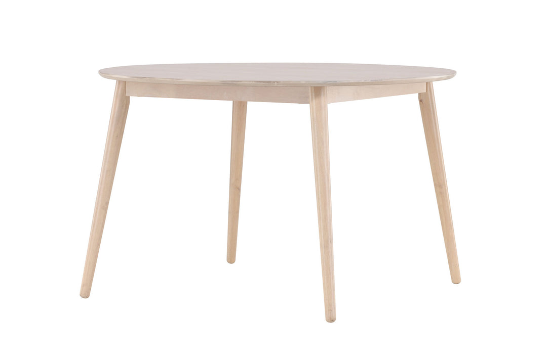 Venture Home Flora Dining Table ø120 - Whitewash / Veneer