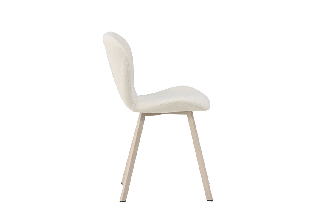 Venture Home Lilja Dining Chair 2-pack - Beige / Beige Fabric