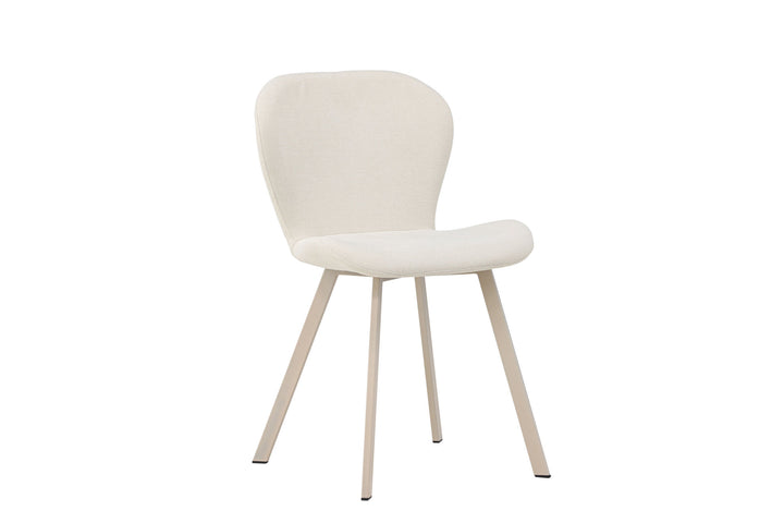 Venture Home Lilja Dining Chair 2-pack - Beige / Beige Fabric