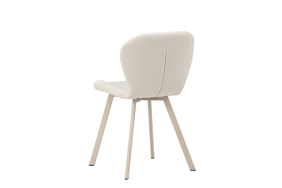 Venture Home Lilja Dining Chair 2-pack - Beige / Beige Fabric