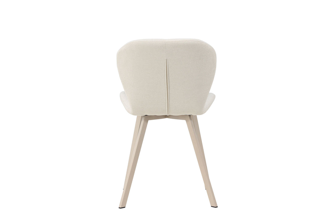 Venture Home Lilja Dining Chair 2-pack - Beige / Beige Fabric