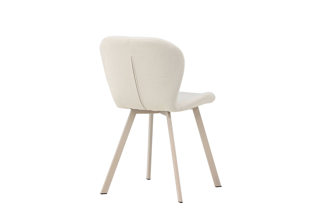 Venture Home Lilja Dining Chair 2-pack - Beige / Beige Fabric