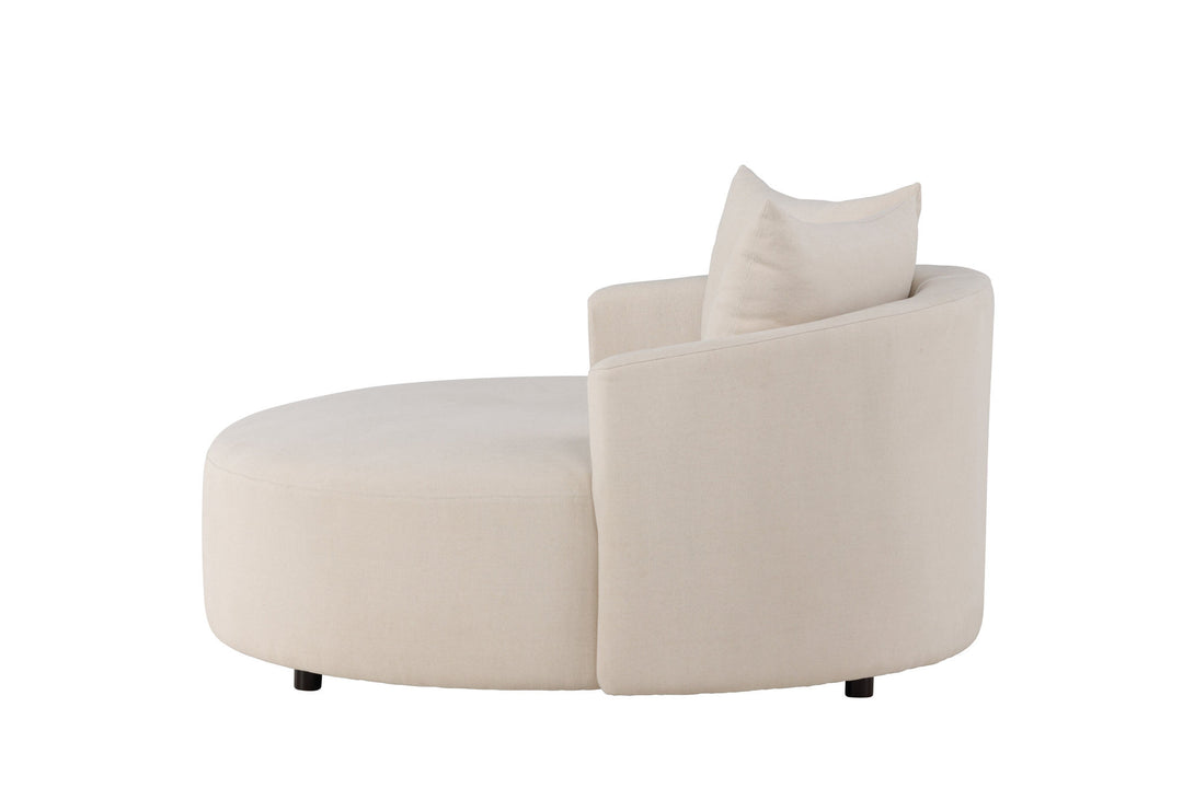Venture Home Kelso Sofa ⌀150 - Wood/ Beige Linen