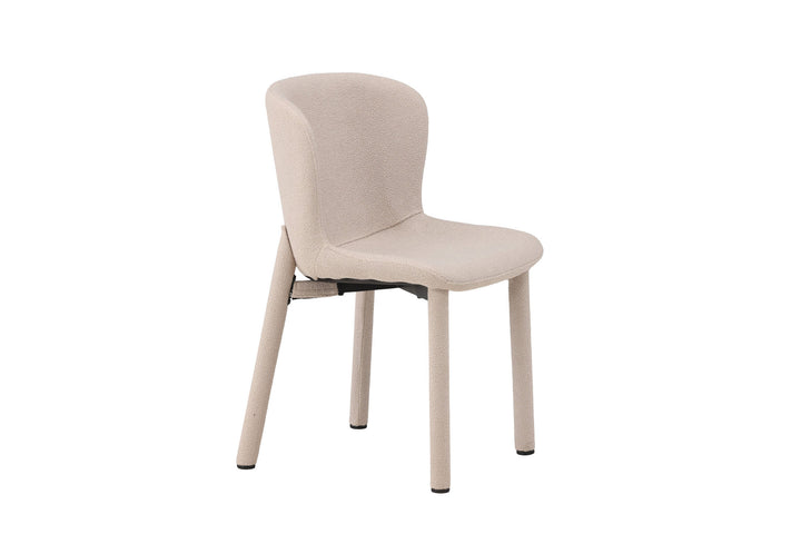 Venture Home Astoria Dining Chair 2-pack - Beige Boucle