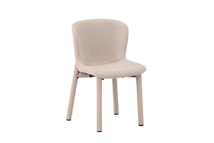 Venture Home Astoria Dining Chair 2-pack - Beige Boucle