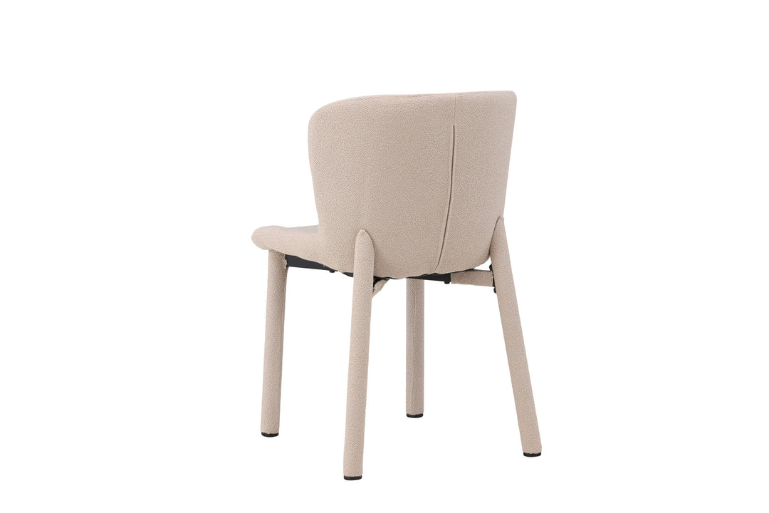 Venture Home Astoria Dining Chair 2-pack - Beige Boucle