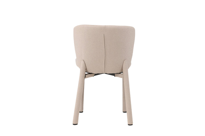 Venture Home Astoria Dining Chair 2-pack - Beige Boucle