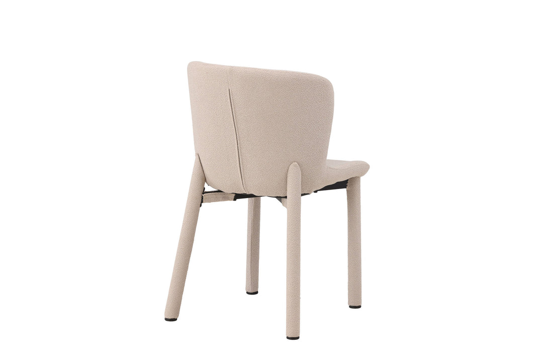 Venture Home Astoria Dining Chair 2-pack - Beige Boucle