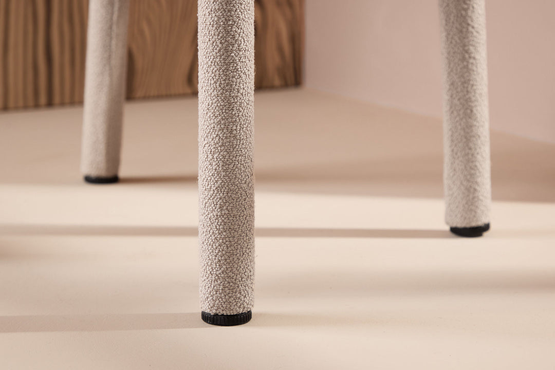 Venture Home Astoria Dining Chair 2-pack - Beige Boucle
