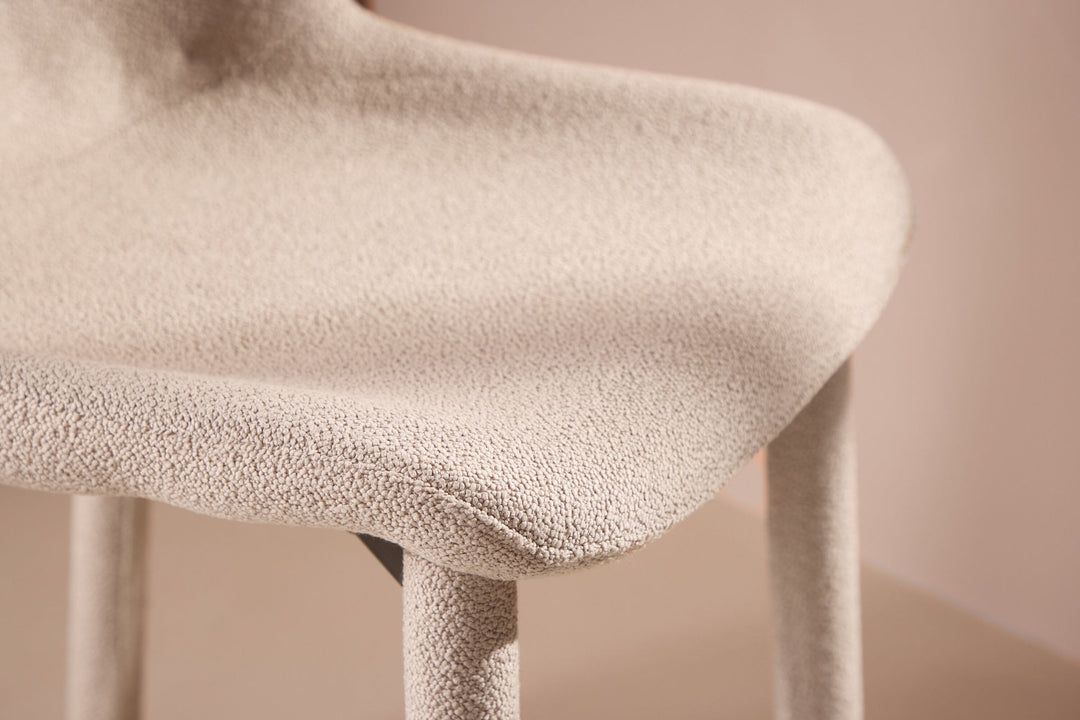 Venture Home Astoria Dining Chair 2-pack - Beige Boucle