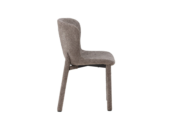 Venture Home Astoria Dining Chair 2-pack - Brown Boucle