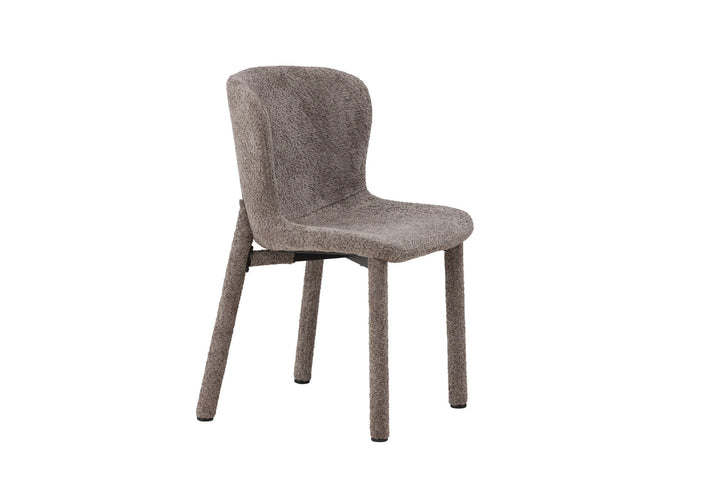 Venture Home Astoria Dining Chair 2-pack - Brown Boucle