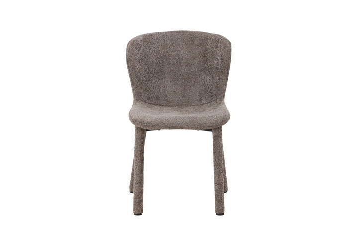 Venture Home Astoria Dining Chair 2-pack - Brown Boucle