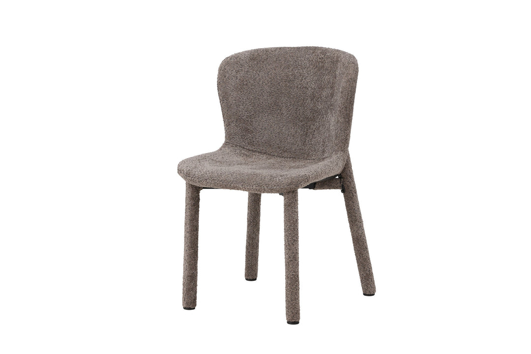 Venture Home Astoria Dining Chair 2-pack - Brown Boucle