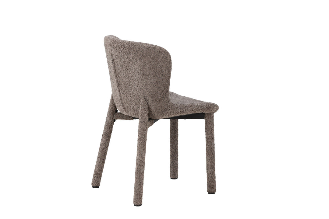 Venture Home Astoria Dining Chair 2-pack - Brown Boucle