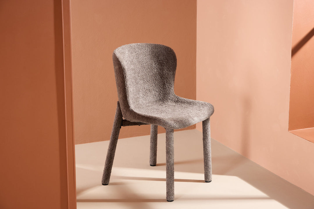 Venture Home Astoria Dining Chair 2-pack - Brown Boucle