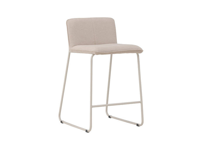 Venture Home Bisbee Bar Chair 2-pack - Beige/ Beige boucle