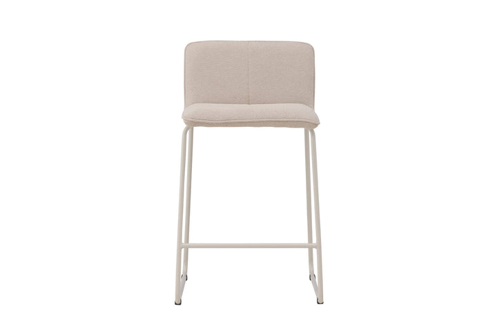 Venture Home Bisbee Bar Chair 2-pack - Beige/ Beige boucle