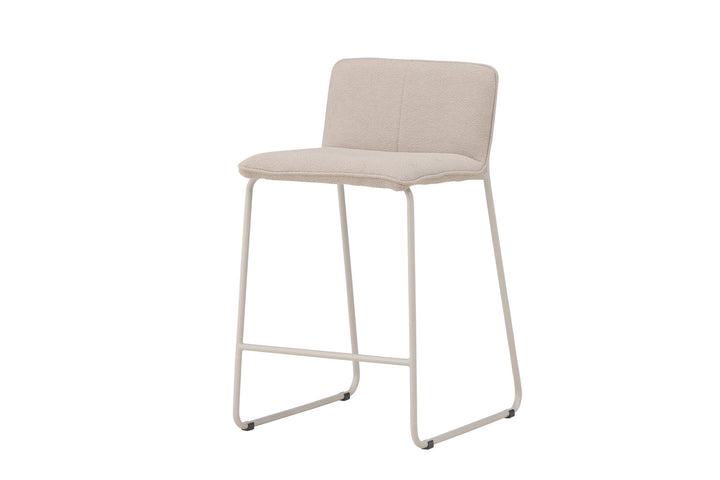Venture Home Bisbee Bar Chair 2-pack - Beige/ Beige boucle