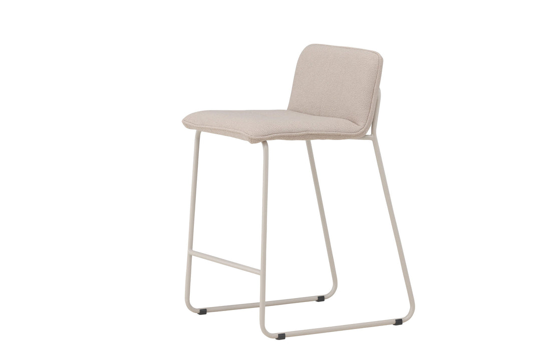 Venture Home Bisbee Bar Chair 2-pack - Beige/ Beige boucle