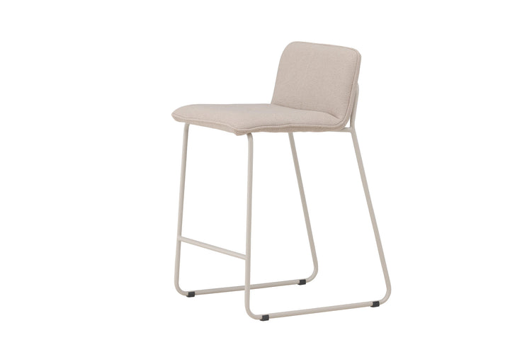 Venture Home Bisbee Bar Chair 2-pack - Beige/ Beige boucle