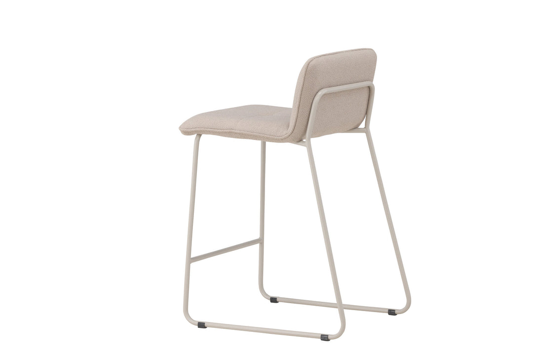 Venture Home Bisbee Bar Chair 2-pack - Beige/ Beige boucle