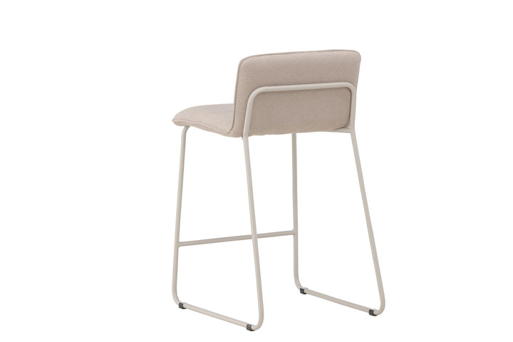 Venture Home Bisbee Bar Chair 2-pack - Beige/ Beige boucle