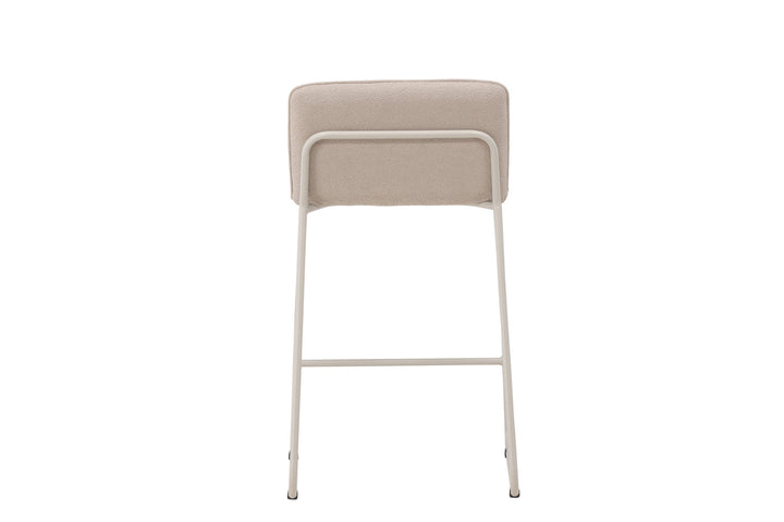 Venture Home Bisbee Bar Chair 2-pack - Beige/ Beige boucle