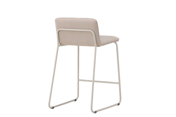 Venture Home Bisbee Bar Chair 2-pack - Beige/ Beige boucle