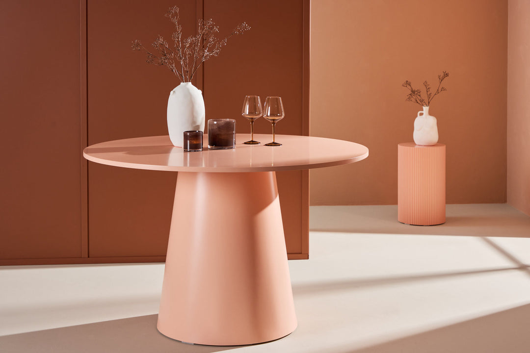 Venture Home Lanzo Dining Table ⌀120 - Peach /