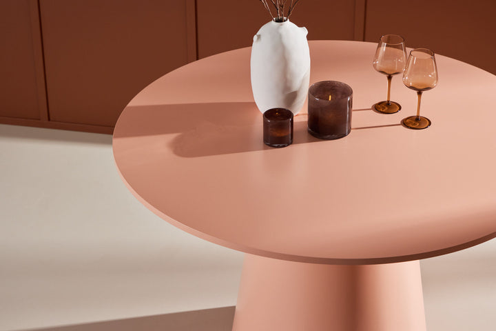 Venture Home Lanzo Dining Table ⌀120 - Peach /