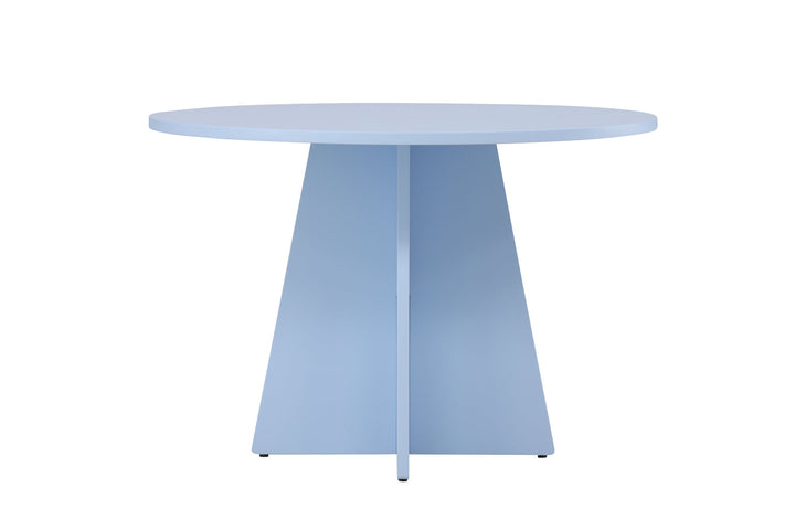 Venture Home Bootcut Dining Table ⌀110 - Baby Blue /