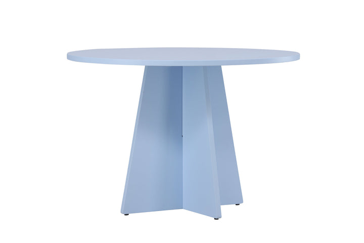 Venture Home Bootcut Dining Table ⌀110 - Baby Blue /