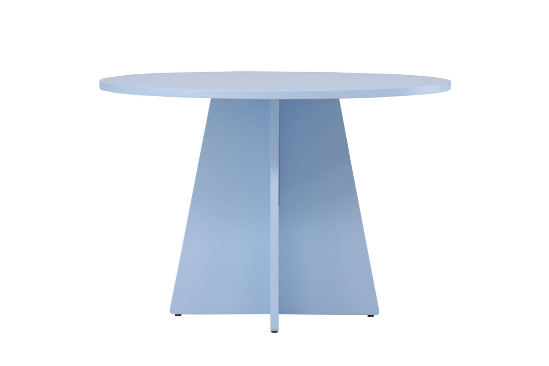Venture Home Bootcut Dining Table ⌀110 - Baby Blue /