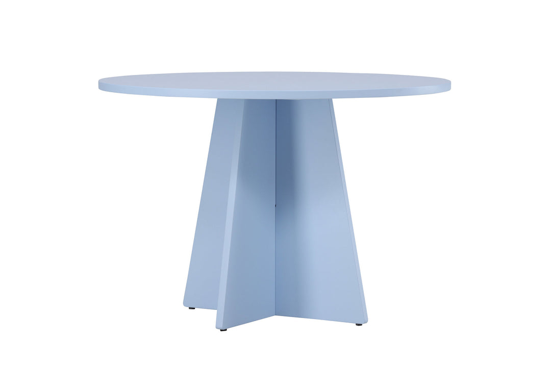 Venture Home Bootcut Dining Table ⌀110 - Baby Blue /