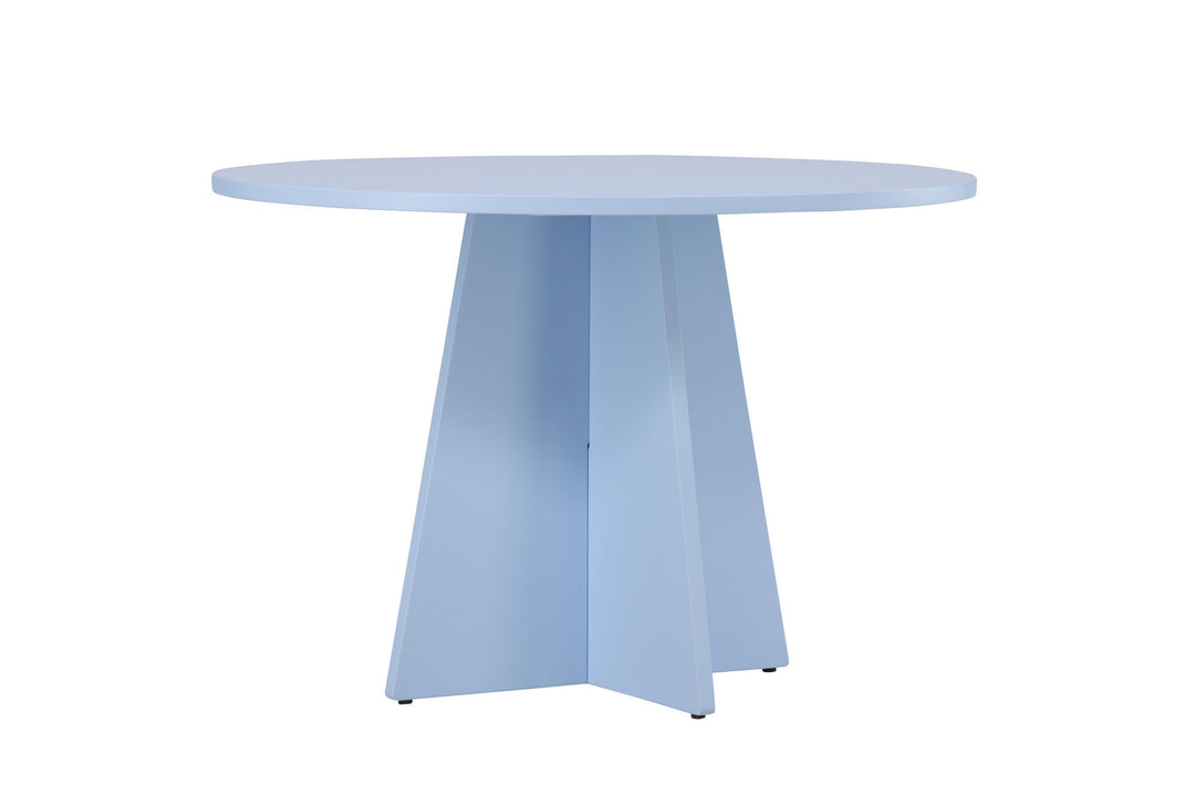 Venture Home Bootcut Dining Table ⌀110 - Baby Blue /