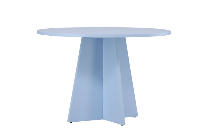 Venture Home Bootcut Dining Table ⌀110 - Baby Blue /