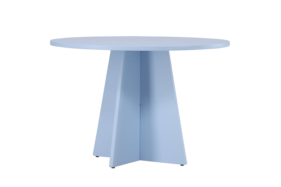 Venture Home Bootcut Dining Table ⌀110 - Baby Blue /