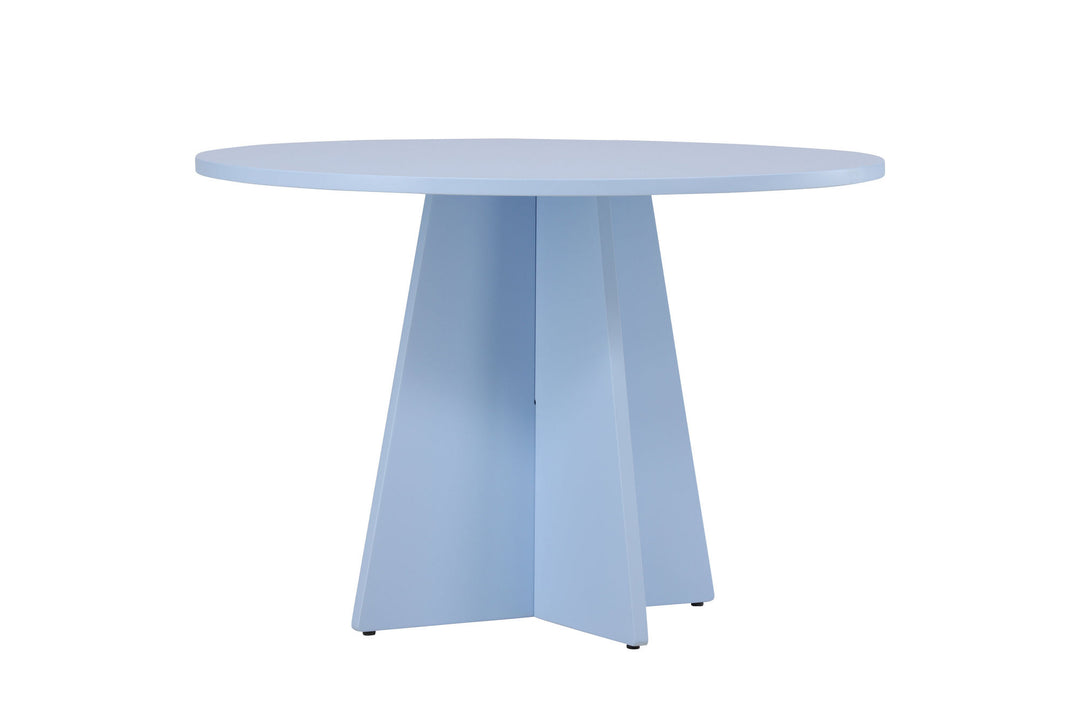 Venture Home Bootcut Dining Table ⌀110 - Baby Blue /