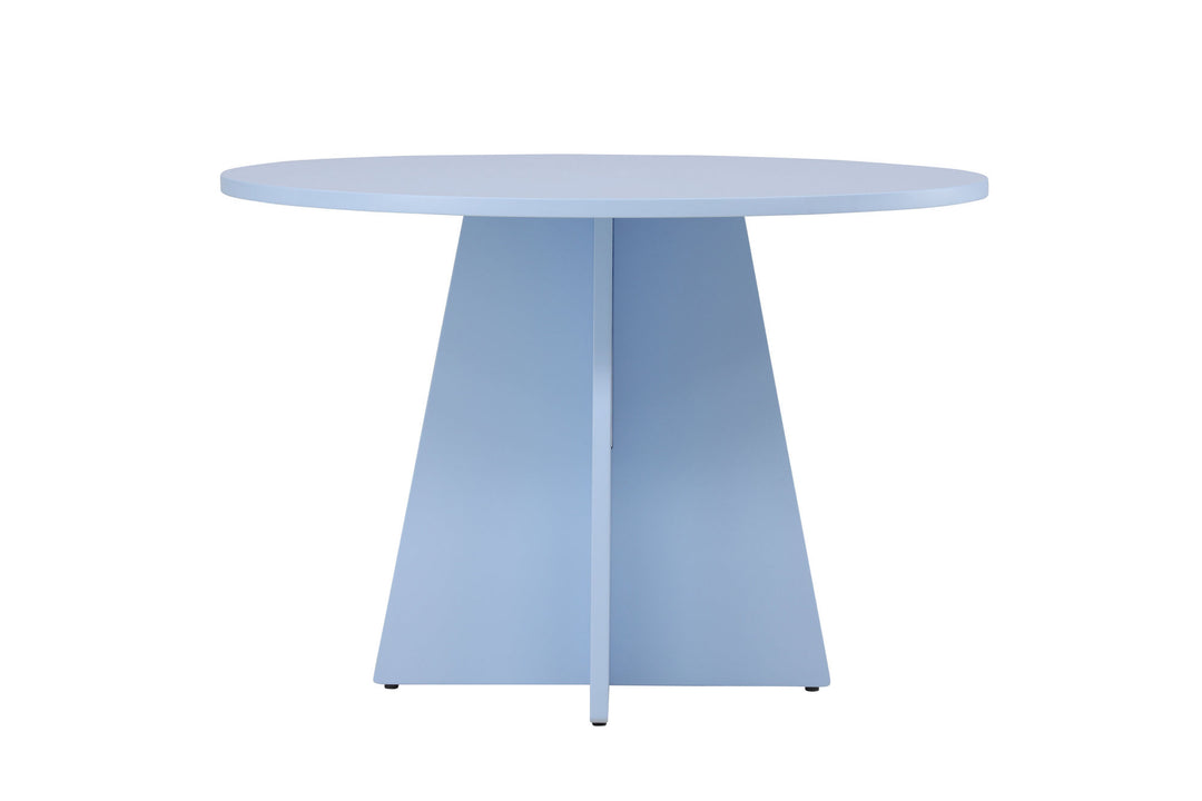 Venture Home Bootcut Dining Table ⌀110 - Baby Blue /