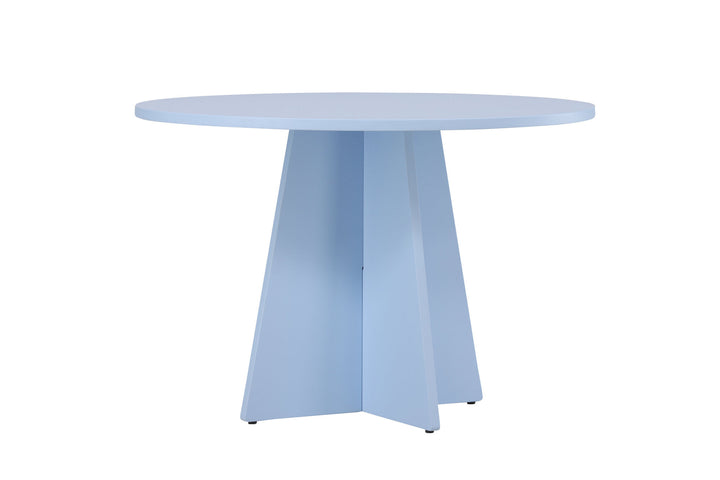 Venture Home Bootcut Dining Table ⌀110 - Baby Blue /