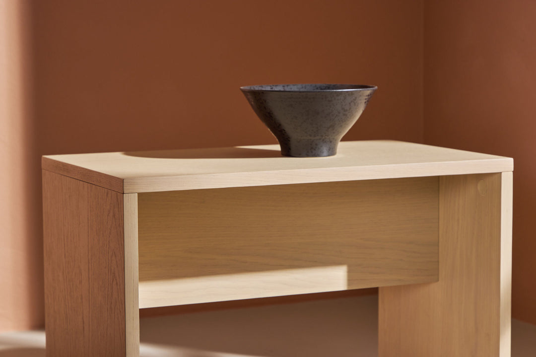 Venture Home Juni Side Table - Whitewash Veneer