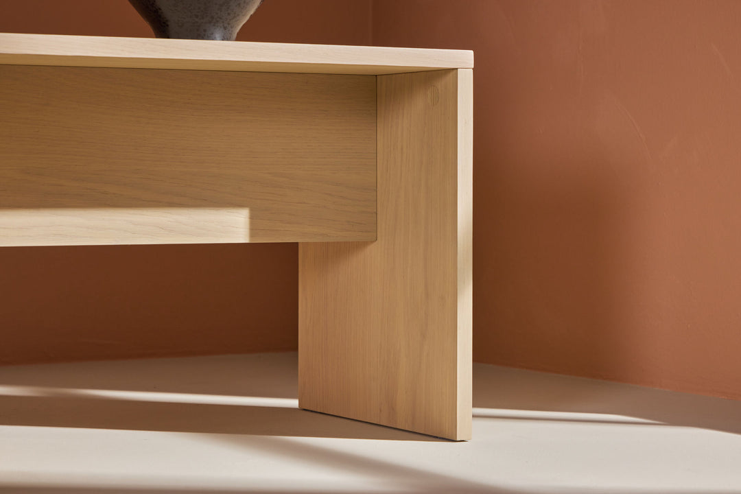 Venture Home Juni Side Table - Whitewash Veneer