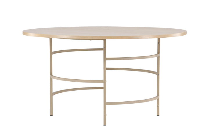Venture Home Copenhagen Dining Table ⌀140x74  - Whitewash / Beige