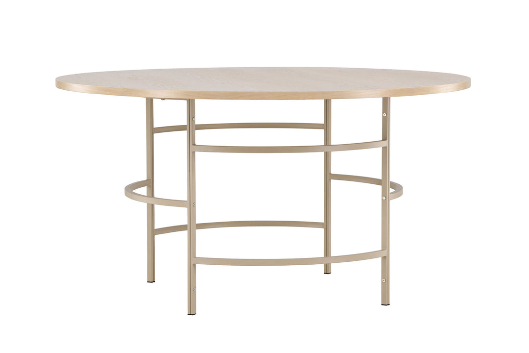 Venture Home Copenhagen Dining Table ⌀140x74  - Whitewash / Beige