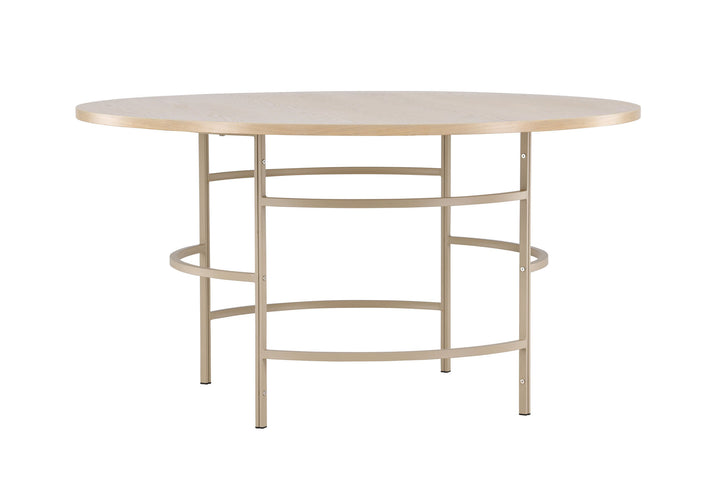 Venture Home Copenhagen Dining Table ⌀140x74  - Whitewash / Beige