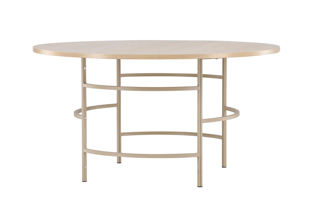 Venture Home Copenhagen Dining Table ⌀140x74  - Whitewash / Beige