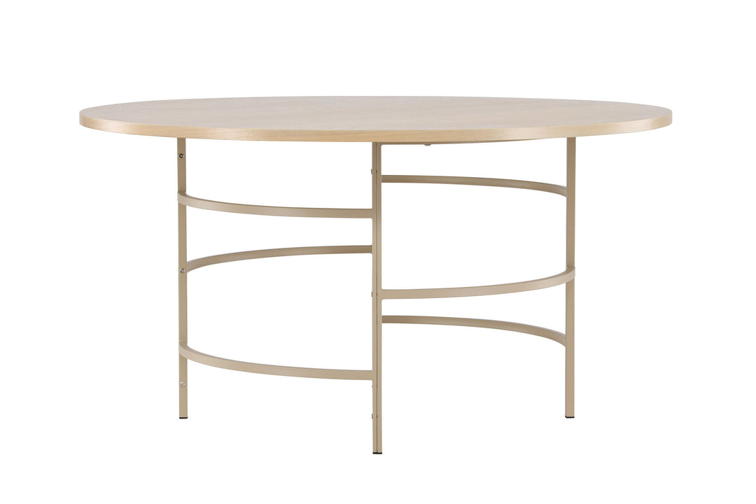 Venture Home Copenhagen Dining Table ⌀140x74  - Whitewash / Beige