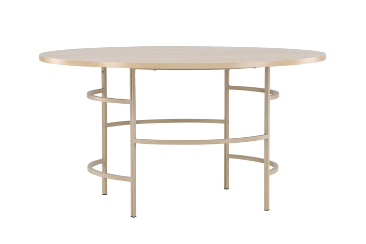 Venture Home Copenhagen Dining Table ⌀140x74  - Whitewash / Beige