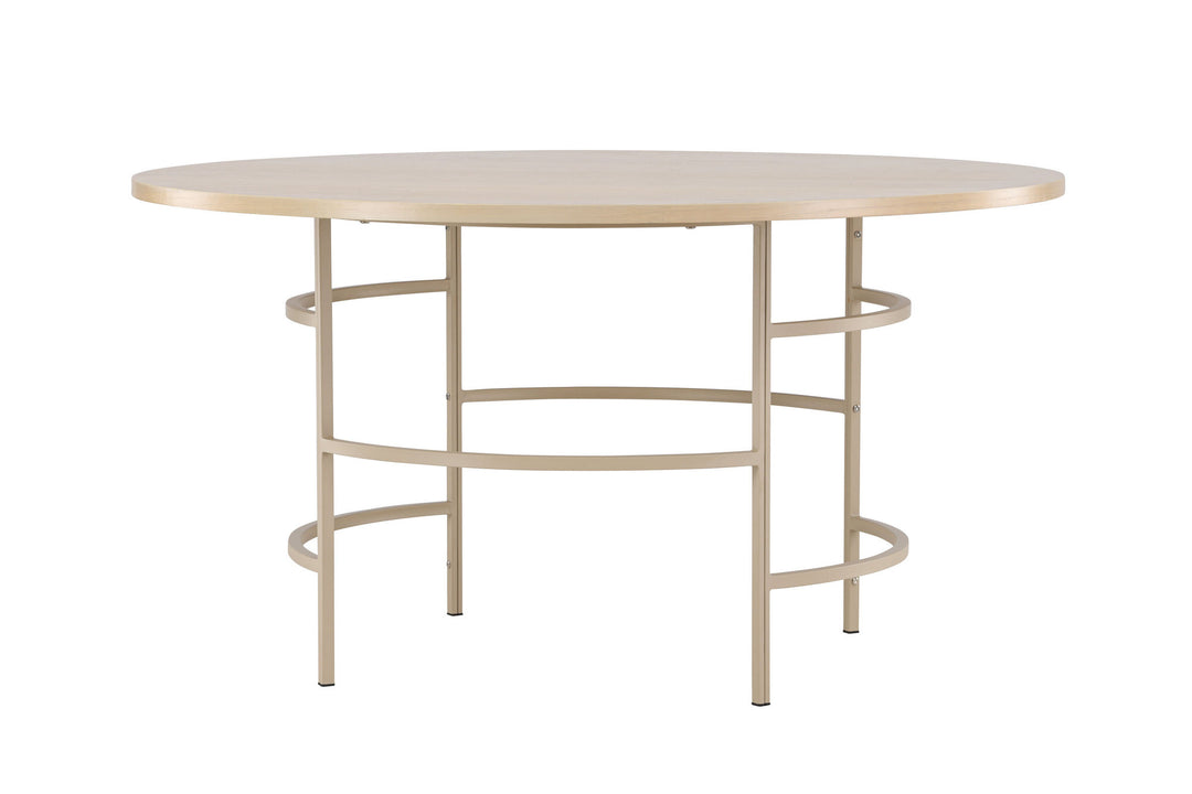 Venture Home Copenhagen Dining Table ⌀140x74  - Whitewash / Beige